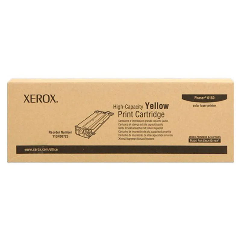 Toner Xerox 113R00725 Yellow 6,000 páginas - Imagen 2
