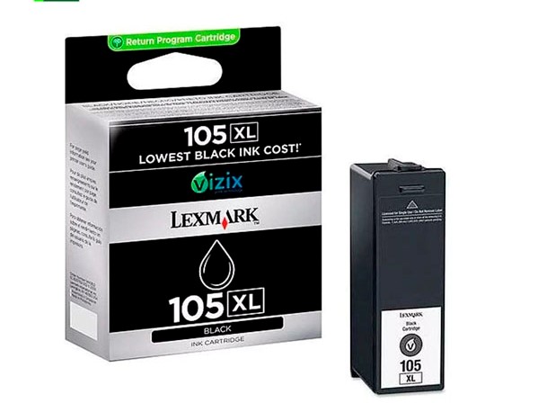 Tinta Lexmark 14N0822 (105xl) Negro 510 Paginas - Imagen 2