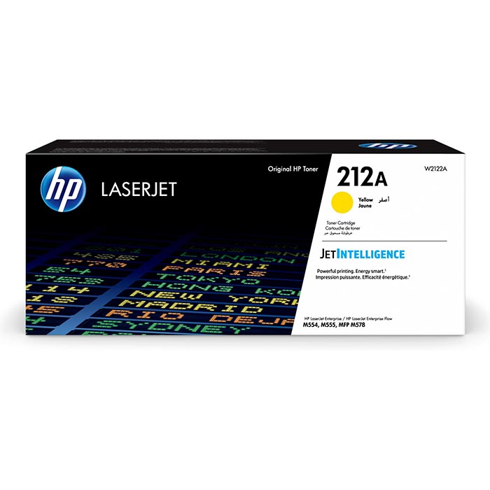 Tóner Hp 212A (W2122A) Yellow 4,500 Pag Color LaserJet Enterprise Flow MFP M578c