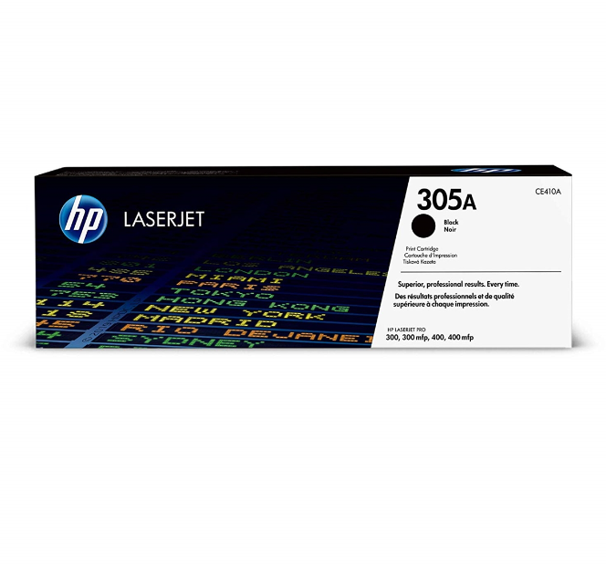 Tóner Hp 305A (CE410A) Negro 2,200 Pag LaserJet Color M351A