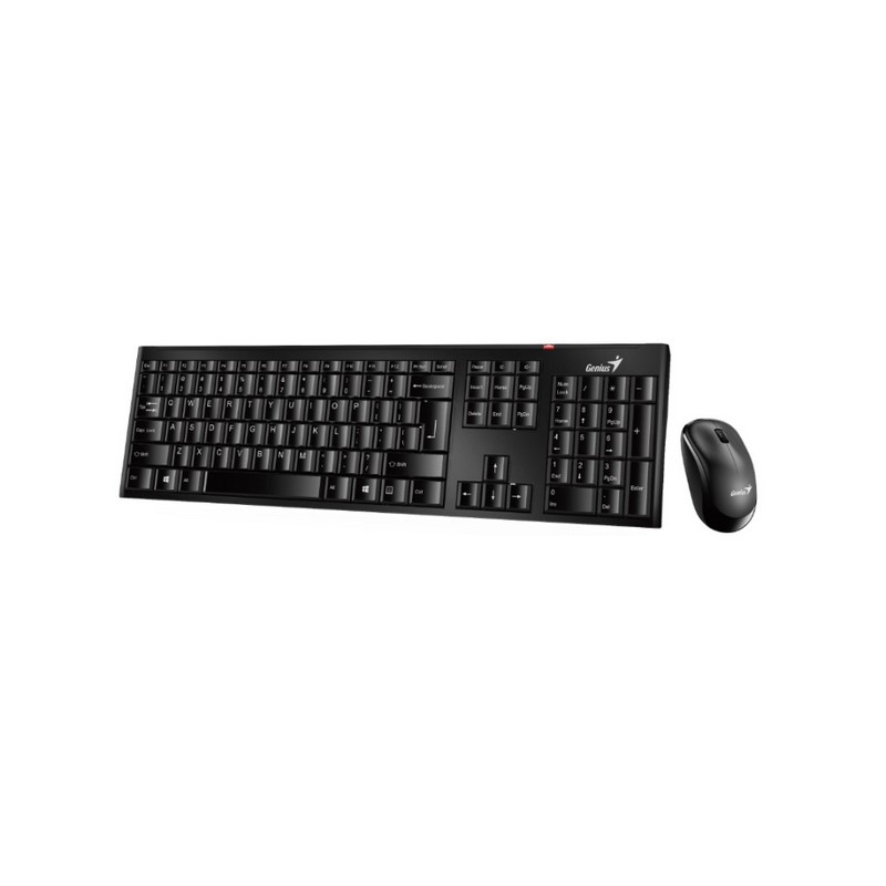 Teclado Genius + Mouse Slimstar 8000SE Wireless Black SP (0028053) - Imagen 2