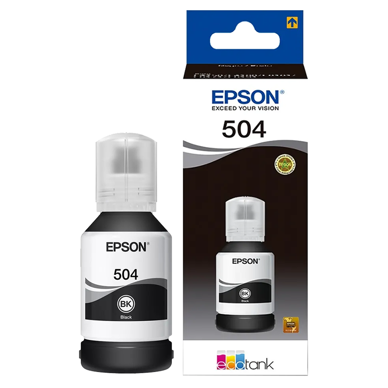 Botella de Tinta Epson T504 (T504120) Negro 127ml - Imagen 2