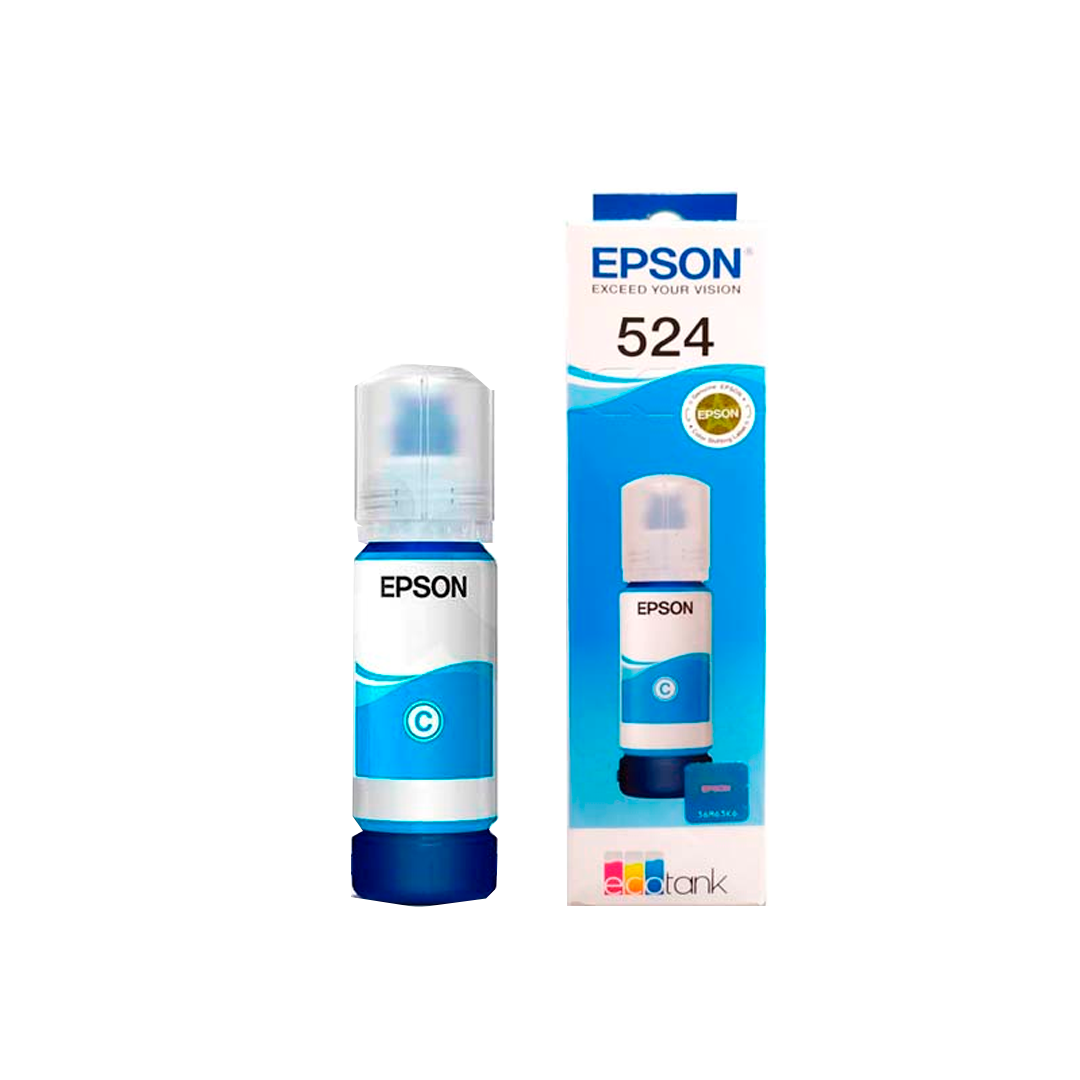 Botella de Tinta Epson T524 (T524220) Cyan 70ml - Imagen 2