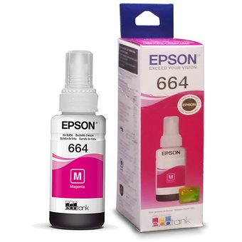 Botella de Tinta Epson T664 (T664320) Magenta 70ml - Imagen 2