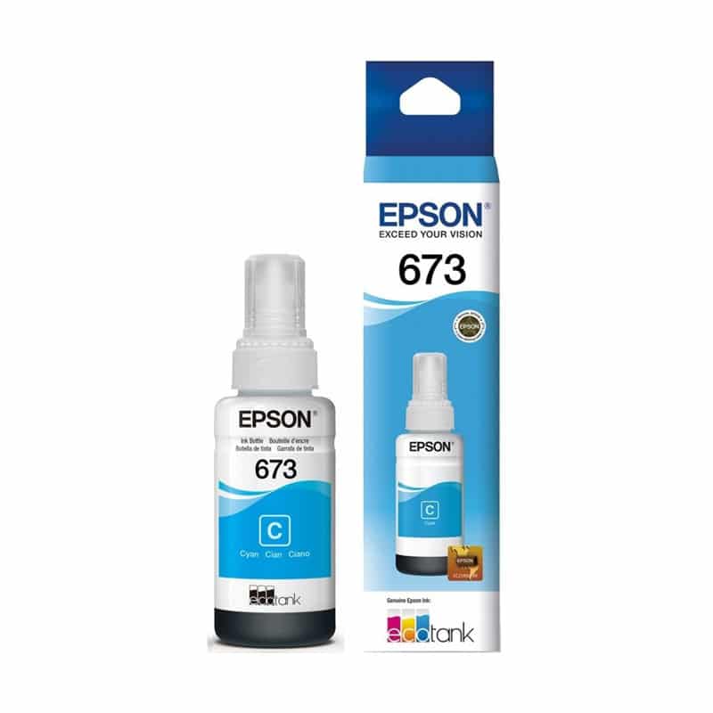 Botella de Tinta Epson T673 (T673220) Cyan 70ml - Imagen 2