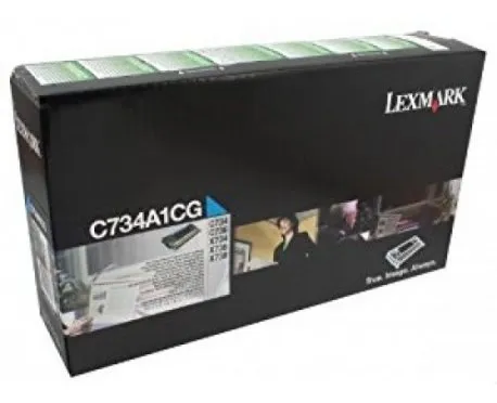 Tóner Lexmark C734A1CG Cyan 6,000pag - Imagen 2