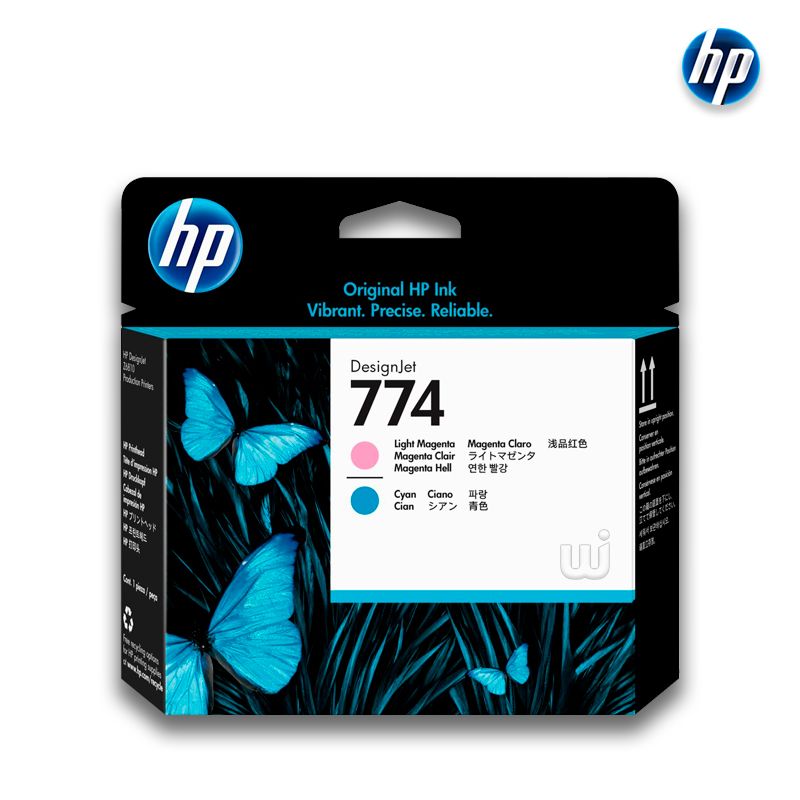 Cabezal HP 774 (P2V98A) Light Magenta & Cyan DesignJet Z6810