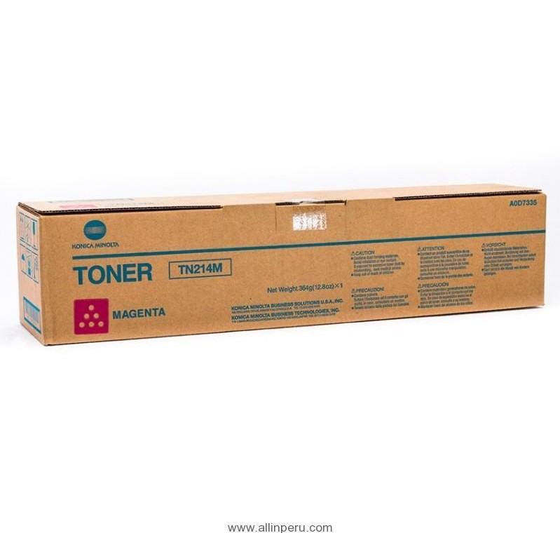 Toner Konica Minolta TN214M Magenta 18,500 páginas - Imagen 2