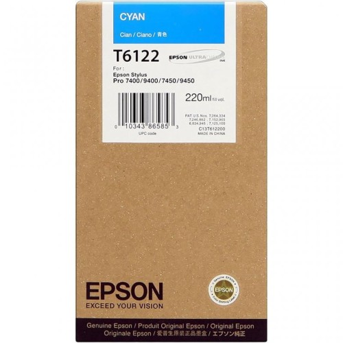 Tinta Epson T612200 Cyan (220ML)