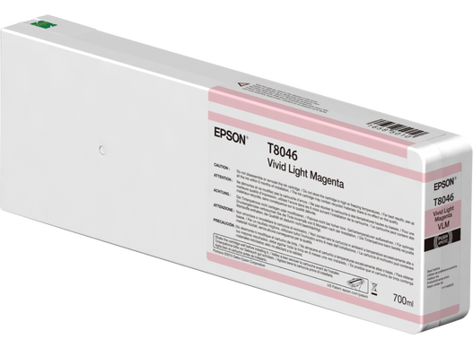 Tinta Epson T804600 Vivid Light Magenta (700ML) - Imagen 2