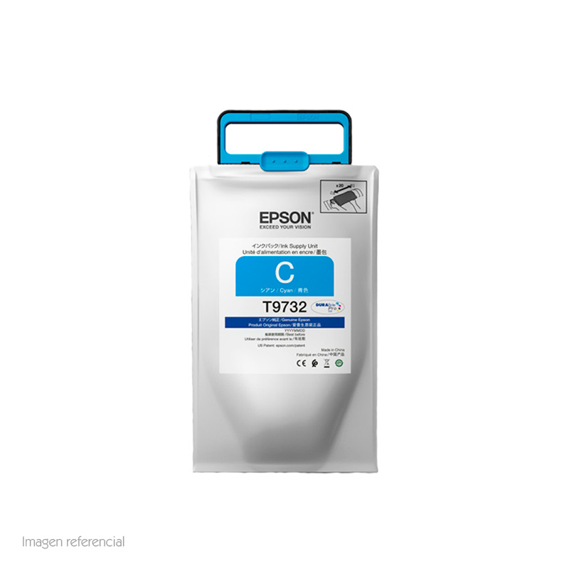 Tinta Epson T973220 Cyan (22,000 Pag.) WF-C869R - Imagen 2