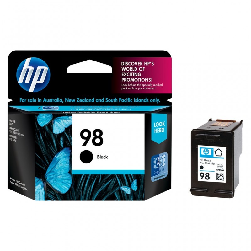 Tinta HP C9364WL (98) Negro 420 Pag. Deskjet 6540 - Imagen 2
