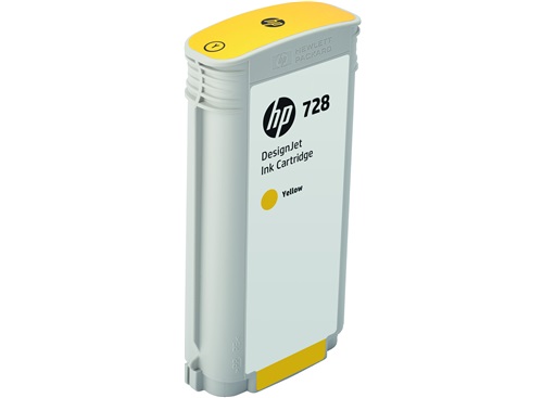 Tinta HP F9J65A (728) Yellow 130ML | DesignJet T730, T830 - Imagen 3