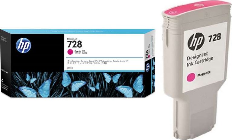 Tinta HP F9K16A (728) Magenta 300ML | DesignJet T730, T830 - Imagen 2