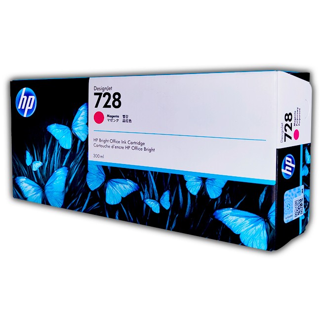 Tinta HP F9K16A (728) Magenta 300ML | DesignJet T730, T830