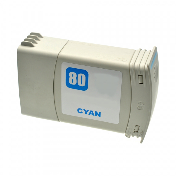 Tinta Hp C4846A (80) Cyan 350ML DesignJet 1050 - Imagen 2
