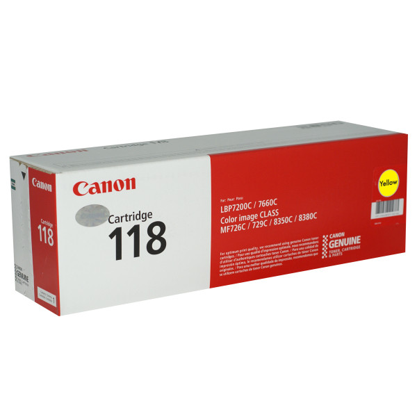 Toner Canon 118 Yellow 2,900pag - Imagen 3