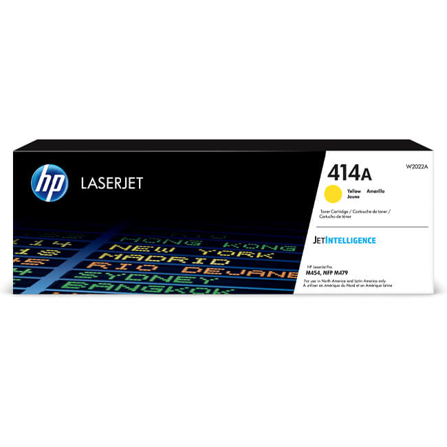 Tóner Hp 414A (W2022A) Yellow 2,100 Pág Color LaserJet Pro M454