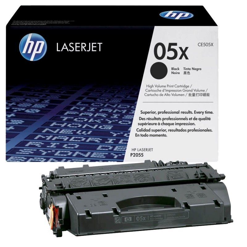 Toner Hp 05X (CE505X) Negro 6,500 Pag LaserJet P2050 - Imagen 2