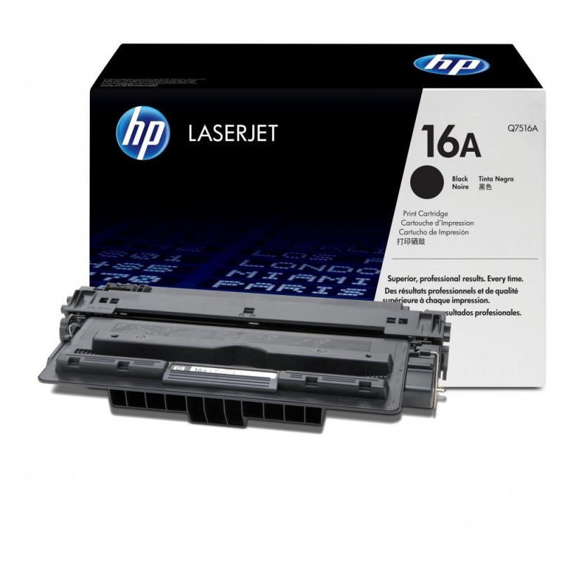 Tóner Hp 16A (Q7516A) Negro 12,000 Pag LaserJet 5200 - Imagen 3