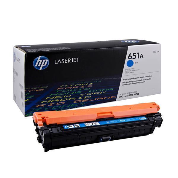 Toner Hp 651A (CE341A) Cyan 16,000 pag LaserJet Pro M775dn - Imagen 2