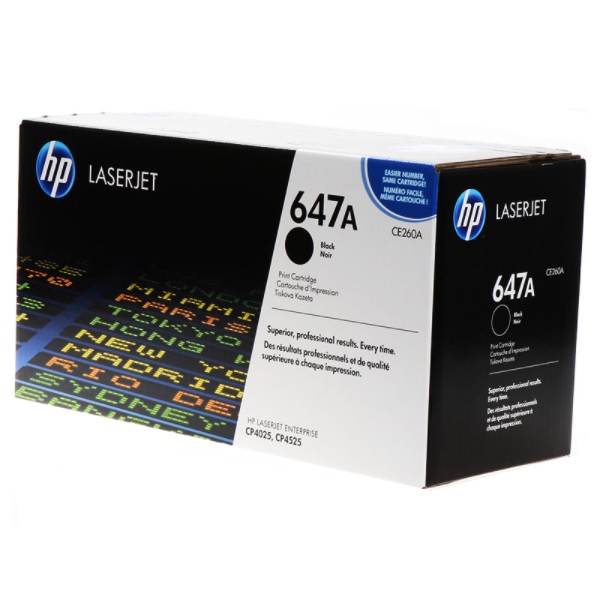 Toner Hp 647A (CE260A) Negro 8,500 Pag LaserJet Color CM4540 MFP - Imagen 3