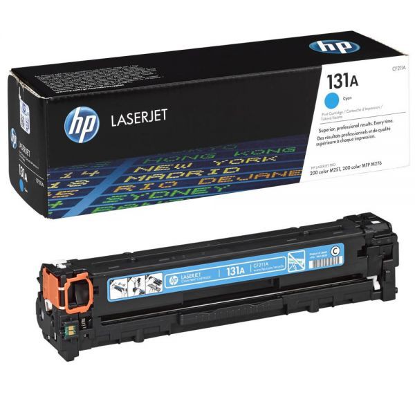 Toner Hp 131A (CF211A) Cyan 1,800 Pag LaserJet Pro 200 Color M251 - Imagen 2