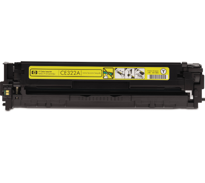 Toner Hp 128A (CE322A) Yellow 1,300pg LaserJet CM1410 - Imagen 3