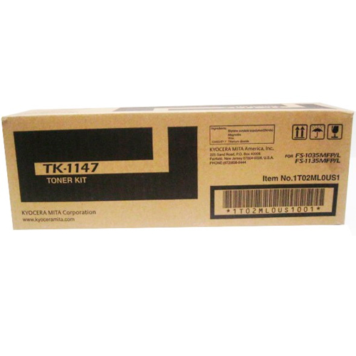 Tóner Kyocera TK-1147 Negro 12,000pag.