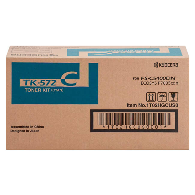 Tóner Kyocera TK-572C Cyan 12,000pag