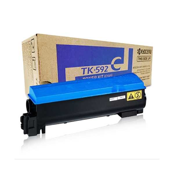 Tóner Kyocera TK-592C Cyan 5,000pag - Imagen 2