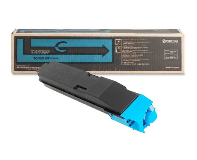 Tóner Kyocera TK-8307C Cyan 15,000pag - Imagen 2