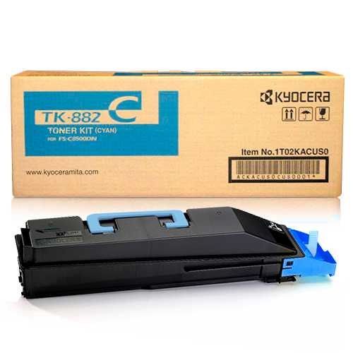 Tóner Kyocera TK-882C Cyan 18,000pag - Imagen 2
