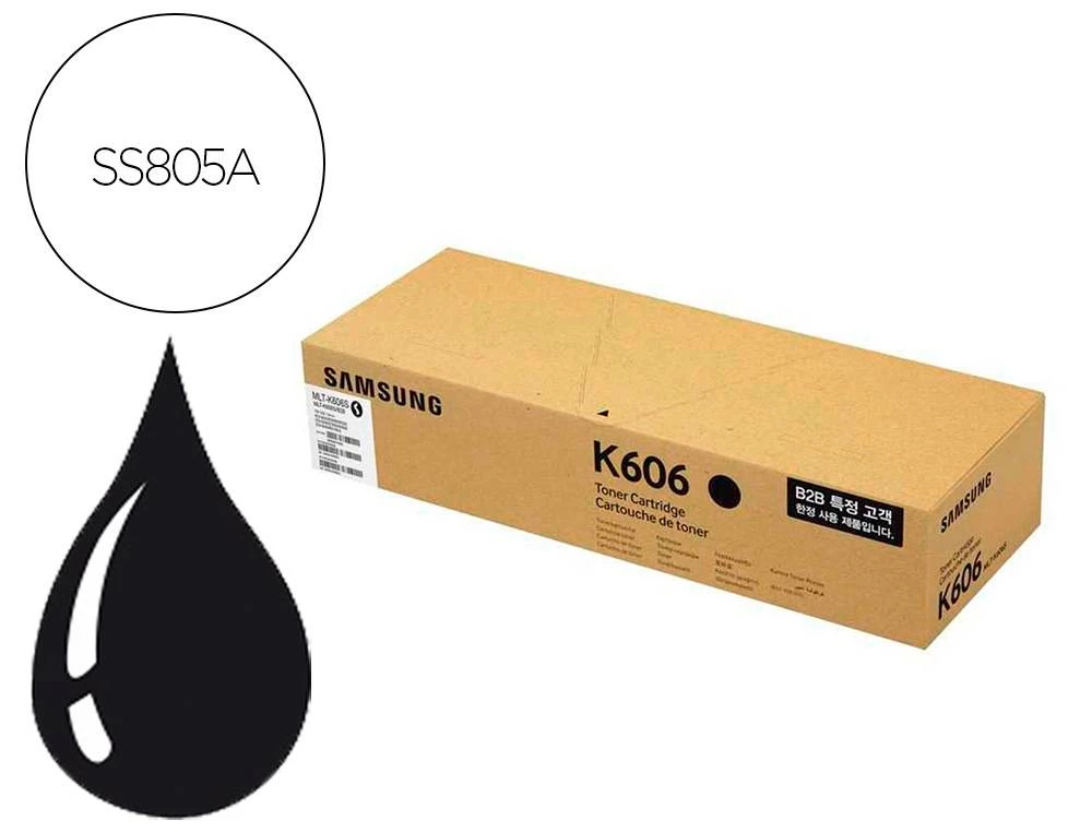 Tóner Samsung MLT-K606S SS805A Negro 35,000pag. - Imagen 2