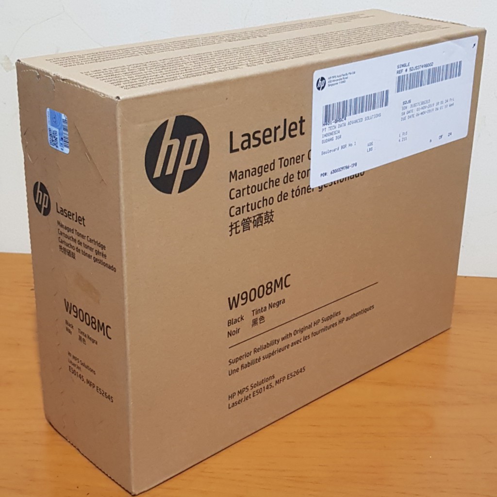 Tóner Hp W9008MC Negro 23,000 Pag LaserJet Managed E50145dn - Imagen 2