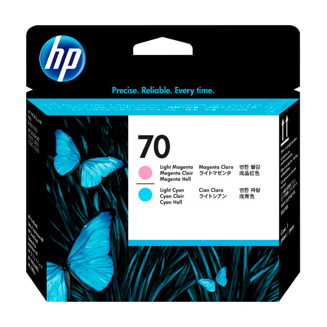 Cabezal HP 70 (C9405A) Lt Cyan & Lt Magenta 1,200 paginas