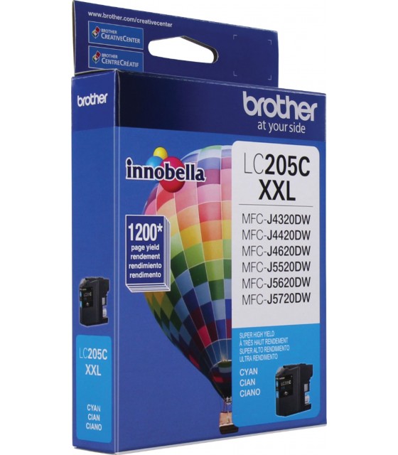 Tinta Brother LC-205C Cyan 1,200 paginas - Imagen 4
