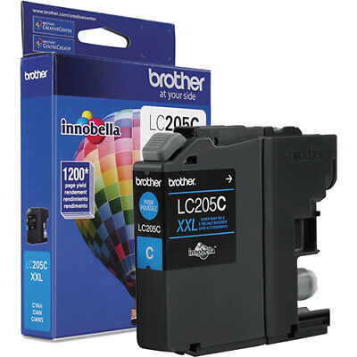 Tinta Brother LC-205C Cyan 1,200 paginas - Imagen 3